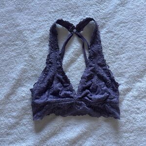 PINK Victoria's Secret Lace Bralette - Deep Purple